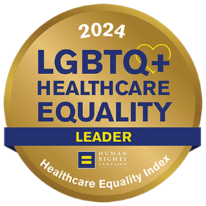 LGBTQ Healthcare Equality Badge 2024